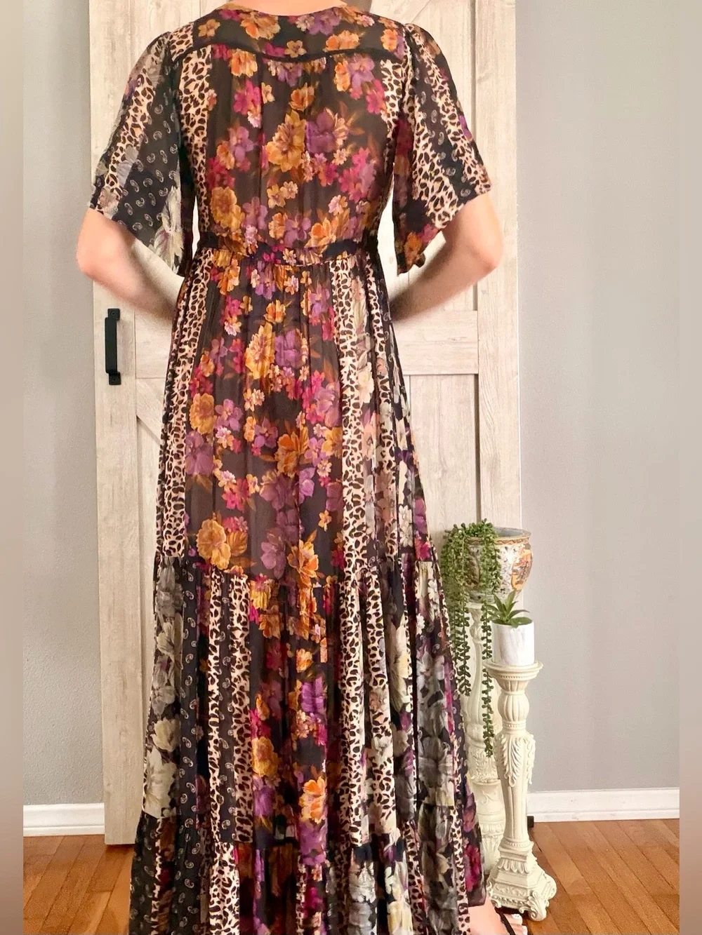 Johnny Was Patchwork Maxi Dress - Picture 10 of 13